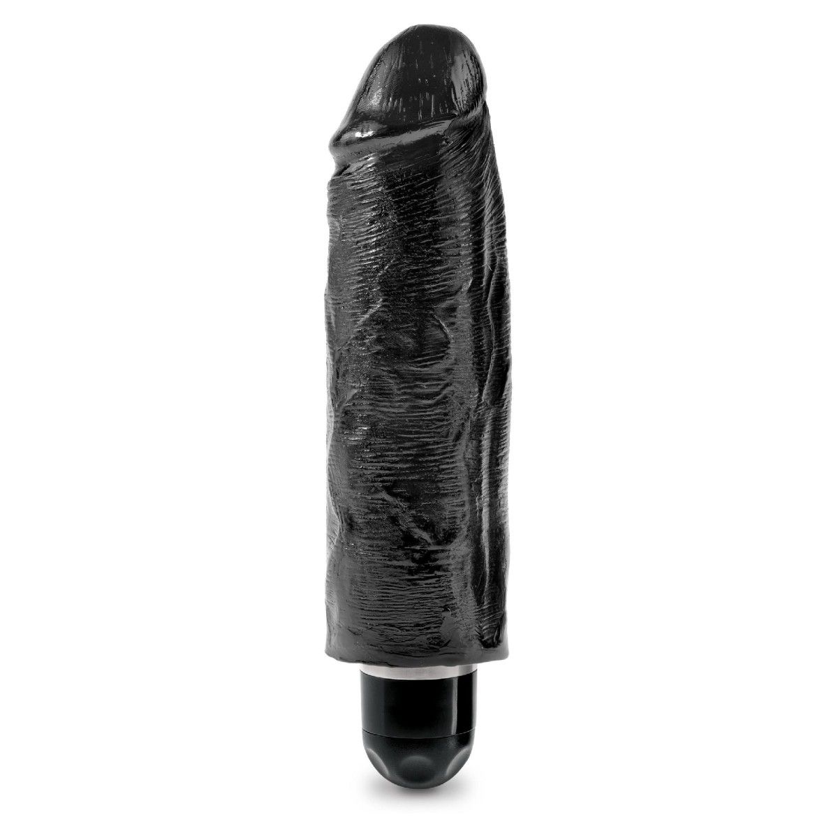 Vibratore dildo realistico king cock nero