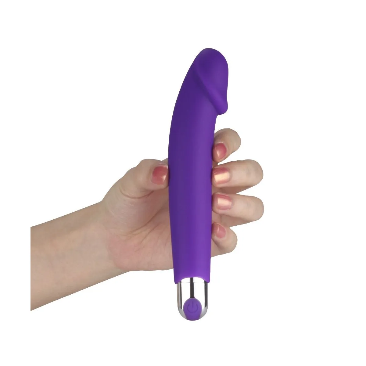 Vibratore per punto G viola 16,5 cm