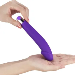 Vibratore per punto G viola 16,5 cm