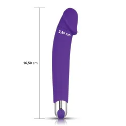 Vibratore per punto G viola 16,5 cm