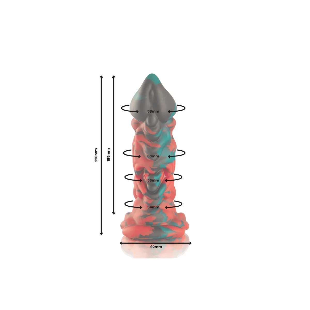 Dildo Monster Fantasy in silicone 22 cm