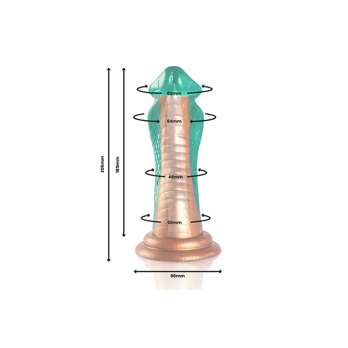 Dildo Monster Fantasy cobra serpente 20,5 cm