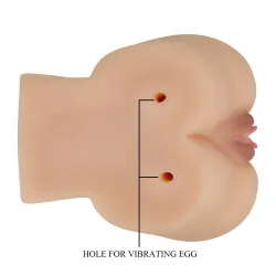 Masturbatore Uomo Mini Vibrante Vagina e Ano