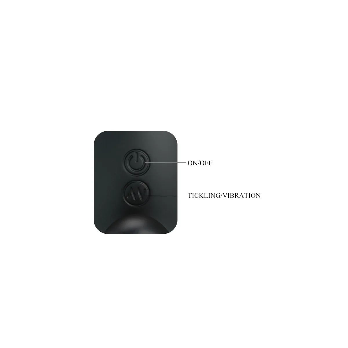 Vibratore Prostata 12,7 cm e funzione tap tap