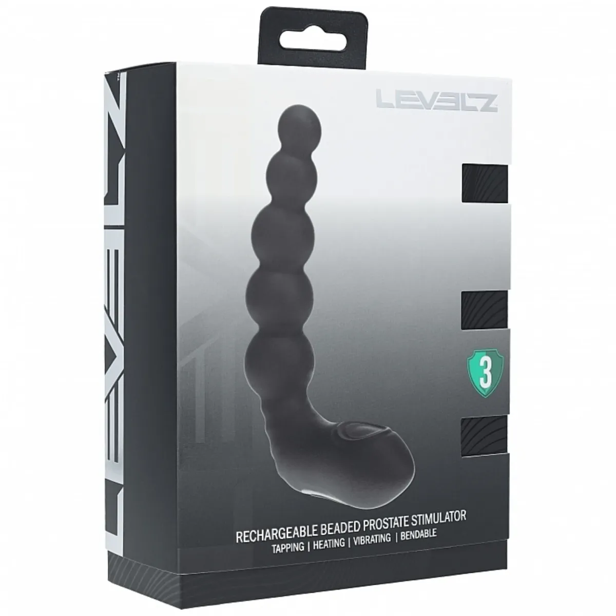 Vibratore per prostata scaldante e flessibile