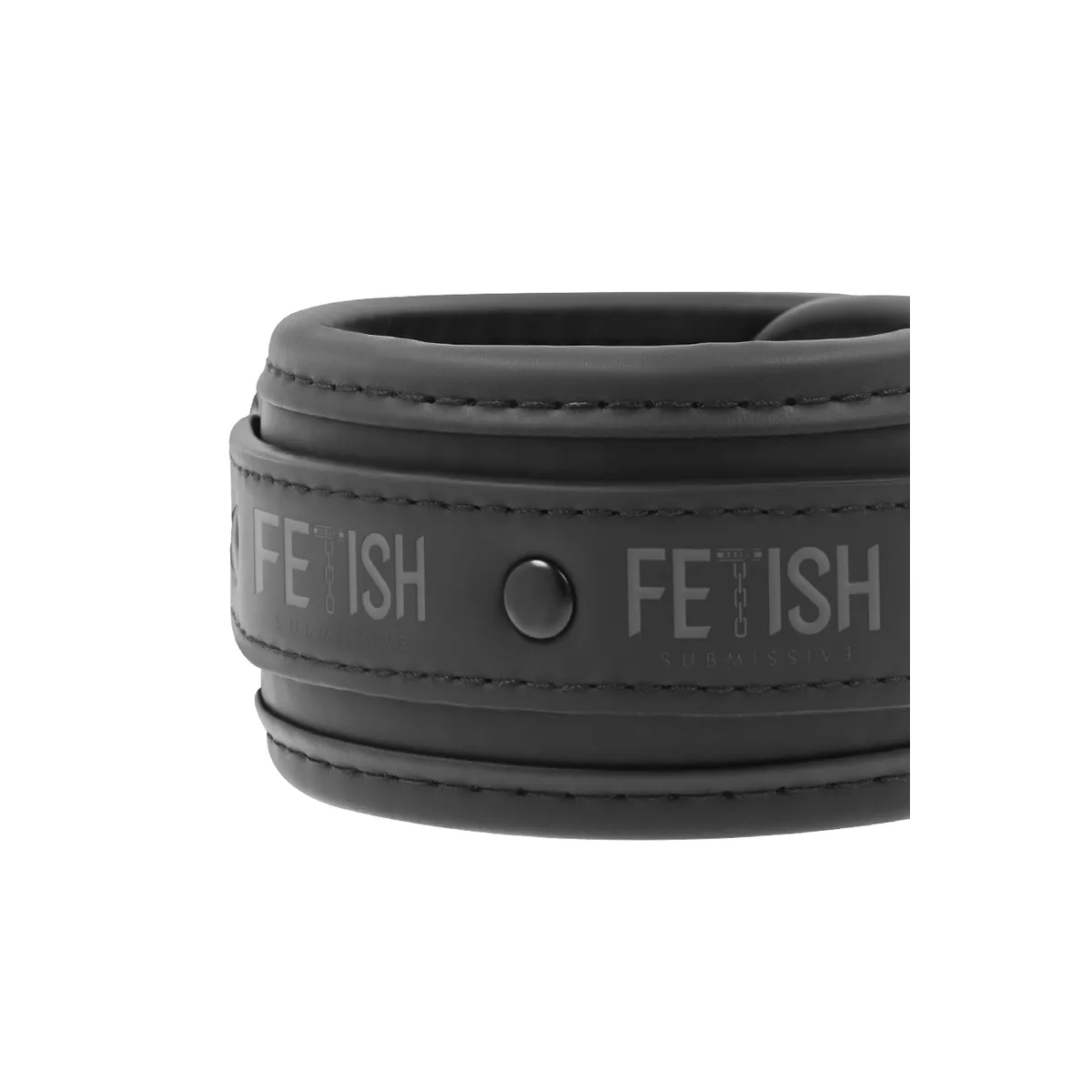 Set BDSM di manette e Collare in Pelle Vegana