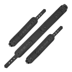Set BDSM di manette e Collare in Pelle Vegana