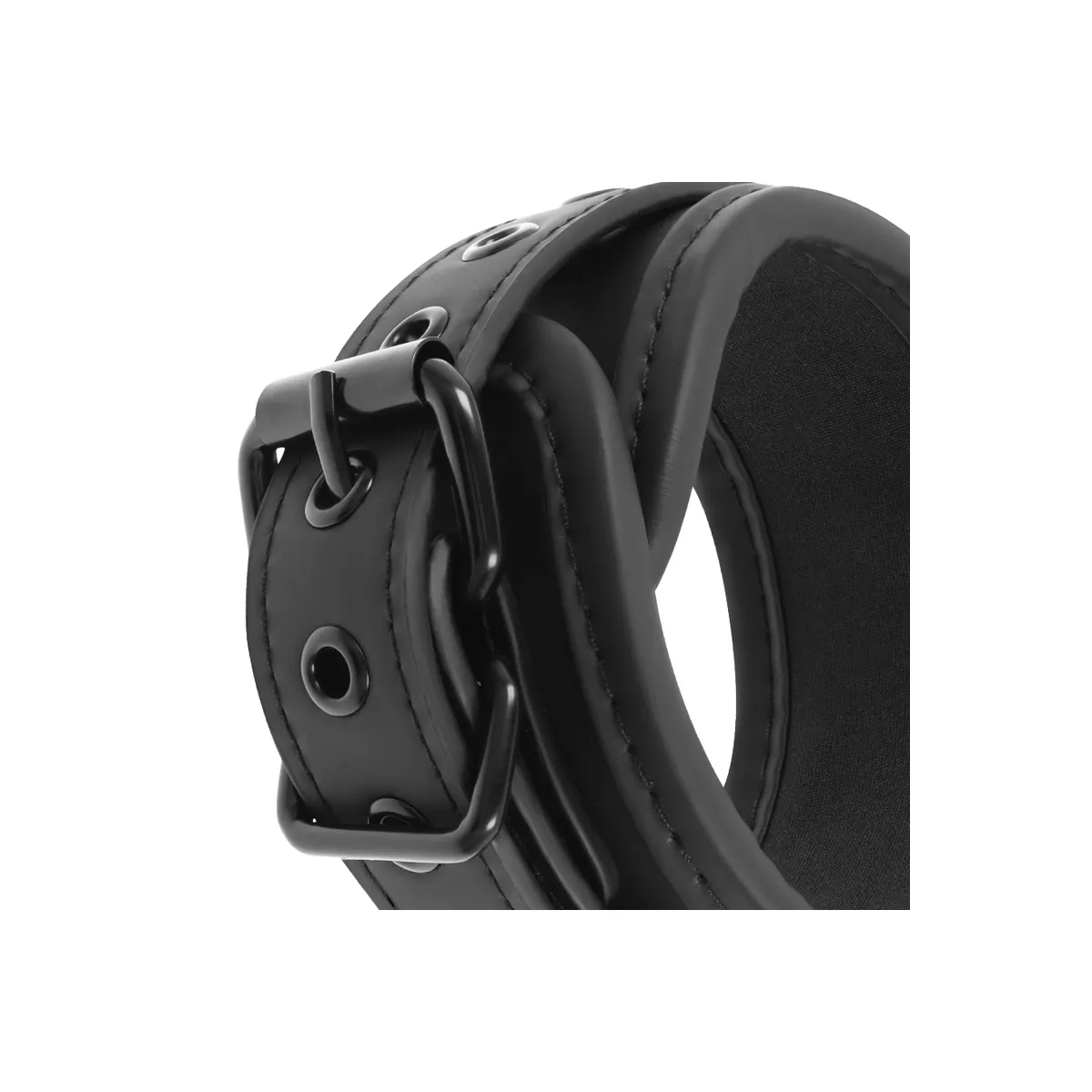 Set BDSM di manette e Collare in Pelle Vegana