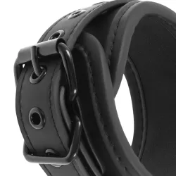Set BDSM di manette e Collare in Pelle Vegana