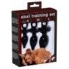 Plug Anali training set 3 pezzi neri Plug Anali training set 3 pezzi neri