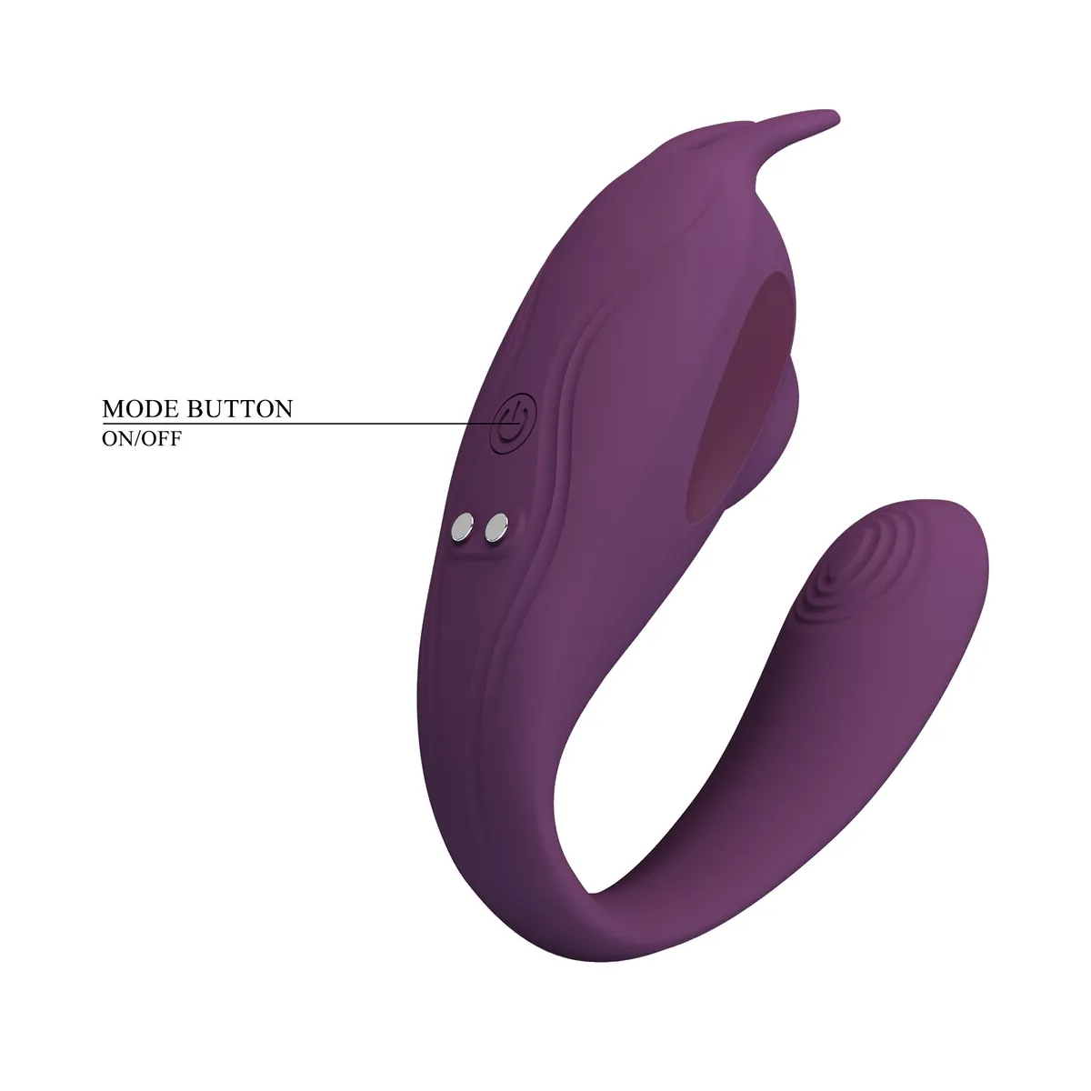 Vibratore per coppia in silicone con app
