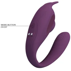 Vibratore per coppia in silicone con app