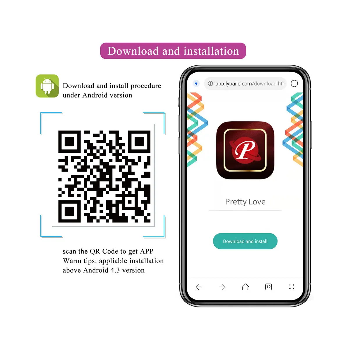 Vibratore per coppia in silicone con app