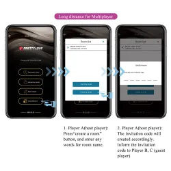 Vibratore per coppia in silicone con app