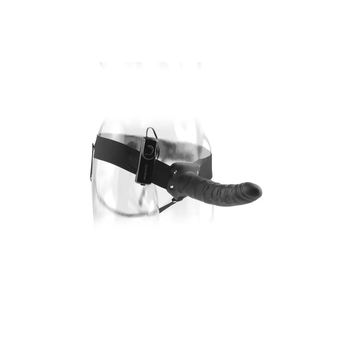 Fallo cavo indossabile vibrante nero 20 cm