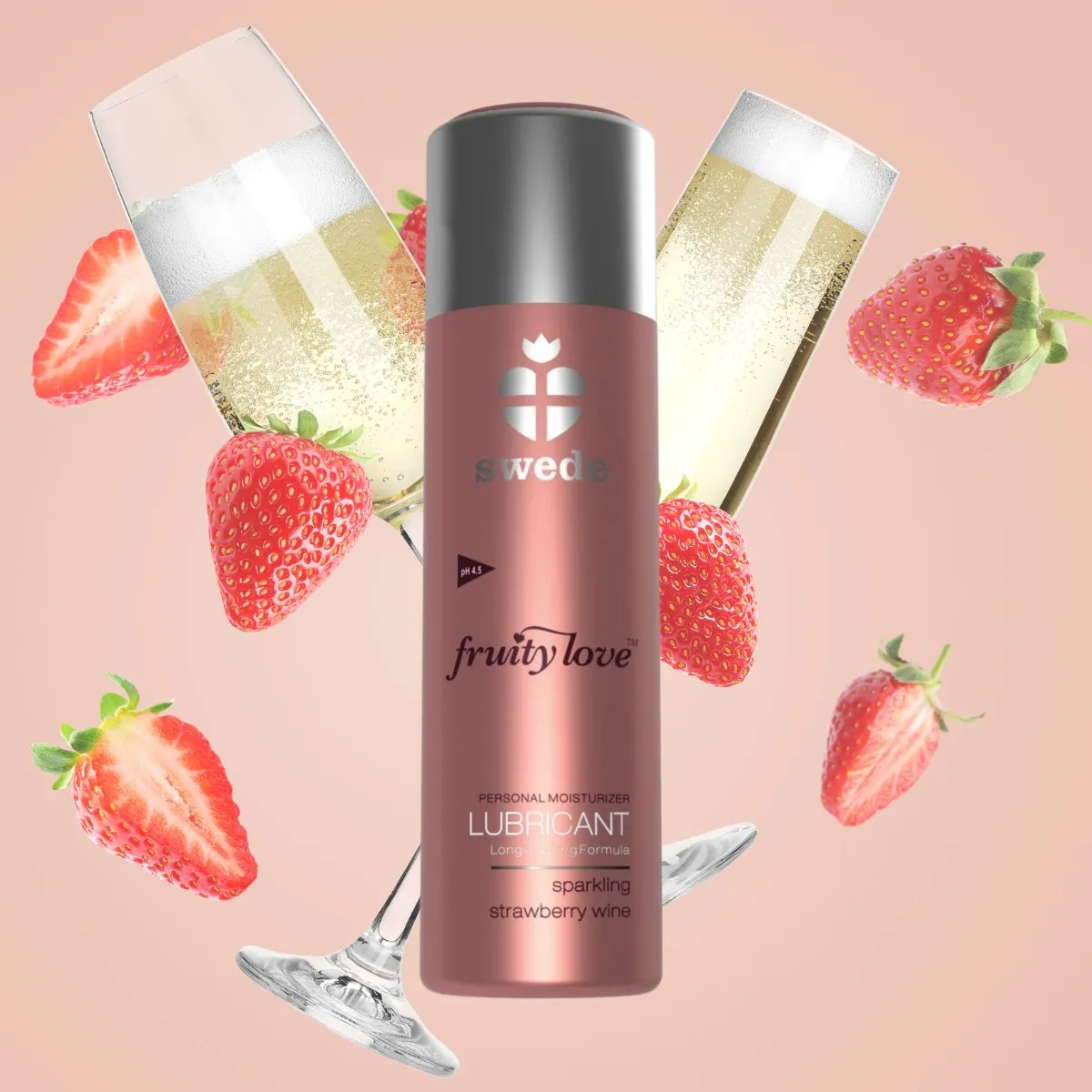 Lubrificante aroma Champagne e Fragole 50 ml