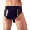 Slip uomo fetish con guaina fallica in latex Slip uomo fetish con guaina fallica in latex
