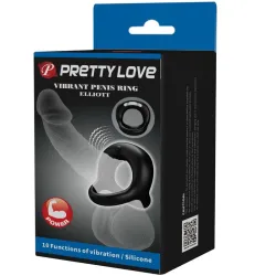 Anello pene e testicoli vibrante in silicone