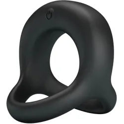 Anello pene e testicoli vibrante in silicone
