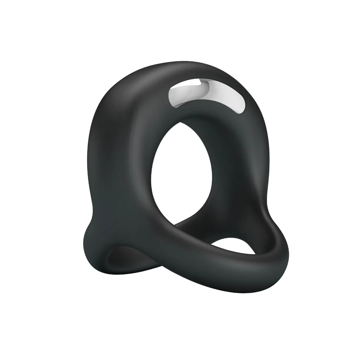 Anello pene e testicoli vibrante in silicone