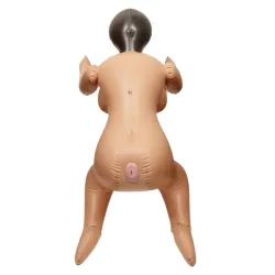 Bambola gonfiabile gambe piegate mulatta