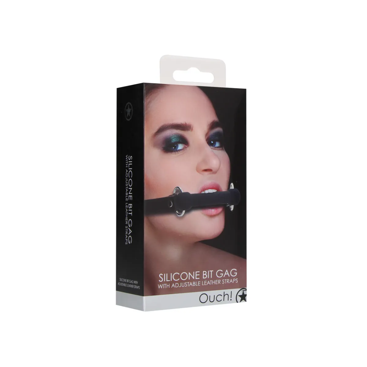Bit Gag in silicone bavaglio BDSM regolabile
