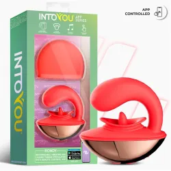 Vibratore donna con lingua vibrante e APP