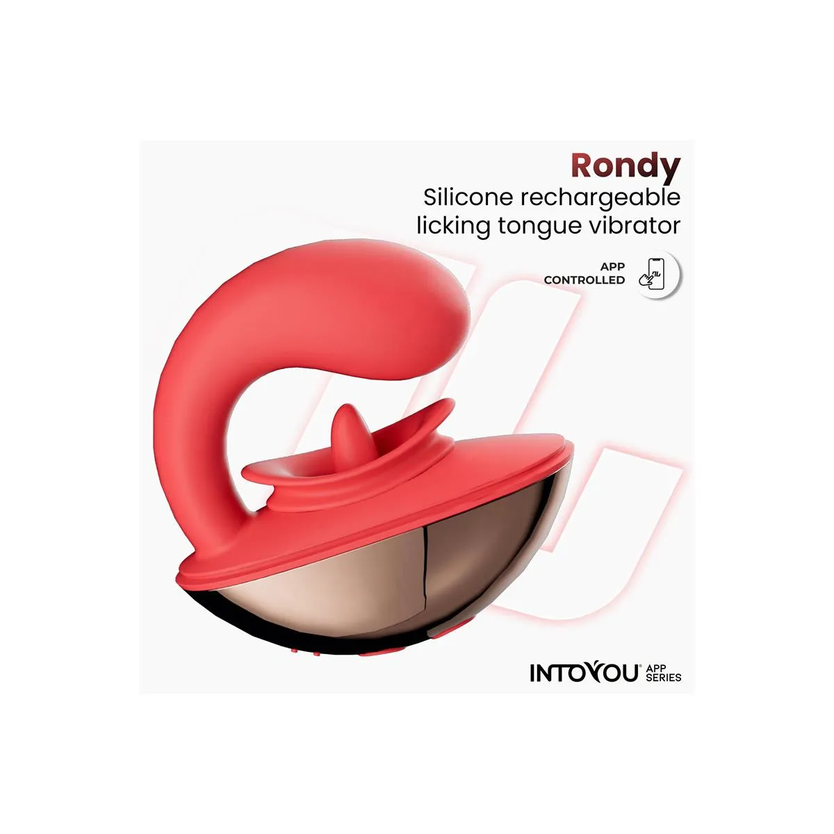 Vibratore donna con lingua vibrante e APP