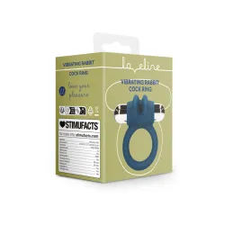Anello Pene rabbit vibrante cobalto