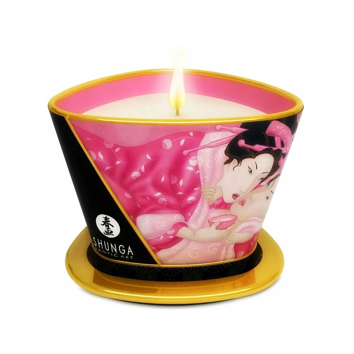 Candela da Massaggio alla Rosa Shunga 170 ml