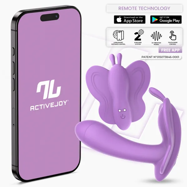 Vibratore vaginale indossabile con APP