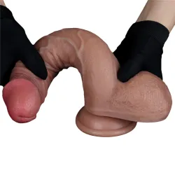 Dildo Realistico doppio strato 23,5 cm