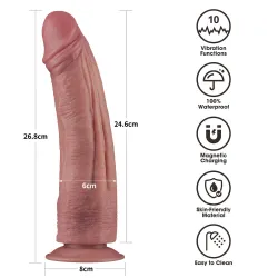 Vibratore Realistico Magnus 2Density 26,8 cm