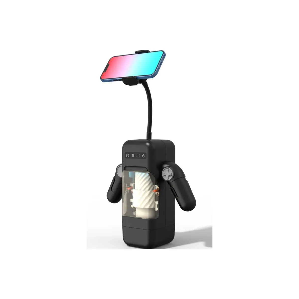 Masturbatore automatico scaldante e vibrante
