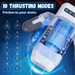 Masturbatore automatico scaldante e vibrante