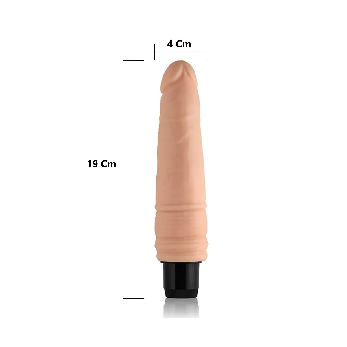 Vibratore realistico in Cyber Skin 19 cm