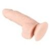 Fallo realistico flessibile 17cm pelle chiara Fallo realistico flessibile 17cm pelle chiara