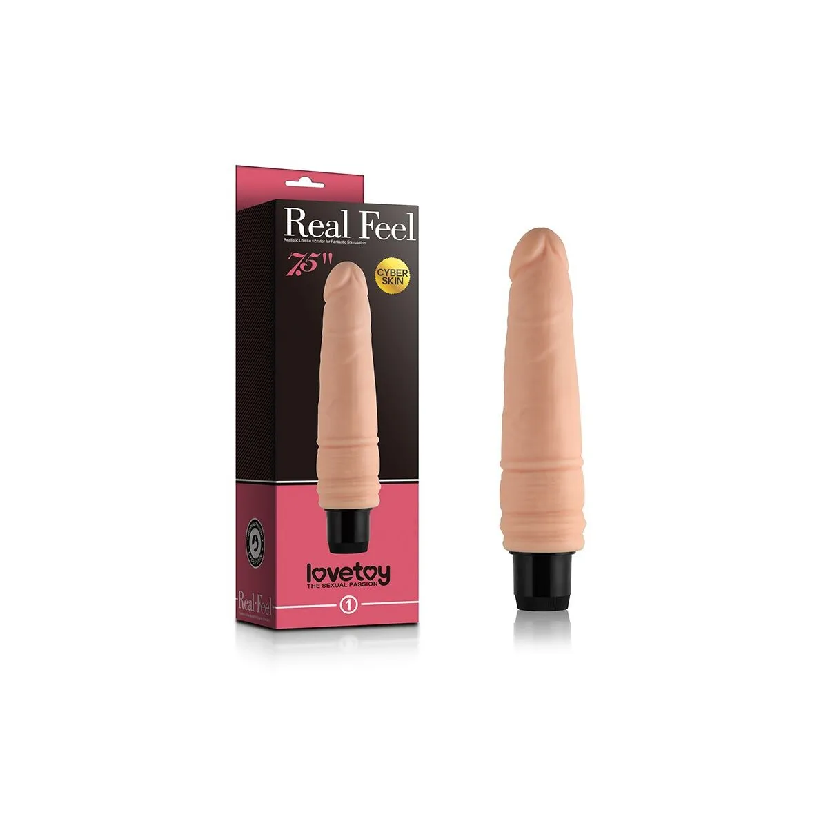 Vibratore realistico in Cyber Skin 19 cm