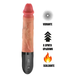 Vibratore Realistico a spinta e scaldante