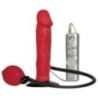 Dildo gonfiabile rosso vibrante telecomandato Dildo gonfiabile rosso vibrante telecomandato