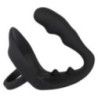 Anello per pene con plug anale nero Anello per pene con plug anale nero
