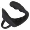 Anello per pene con plug anale nero Anello per pene con plug anale nero