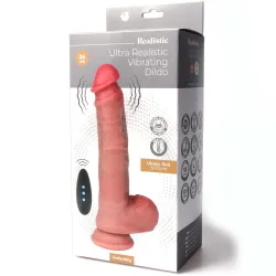 Vibratore Realistico Scaldante 24 cm Ø 4