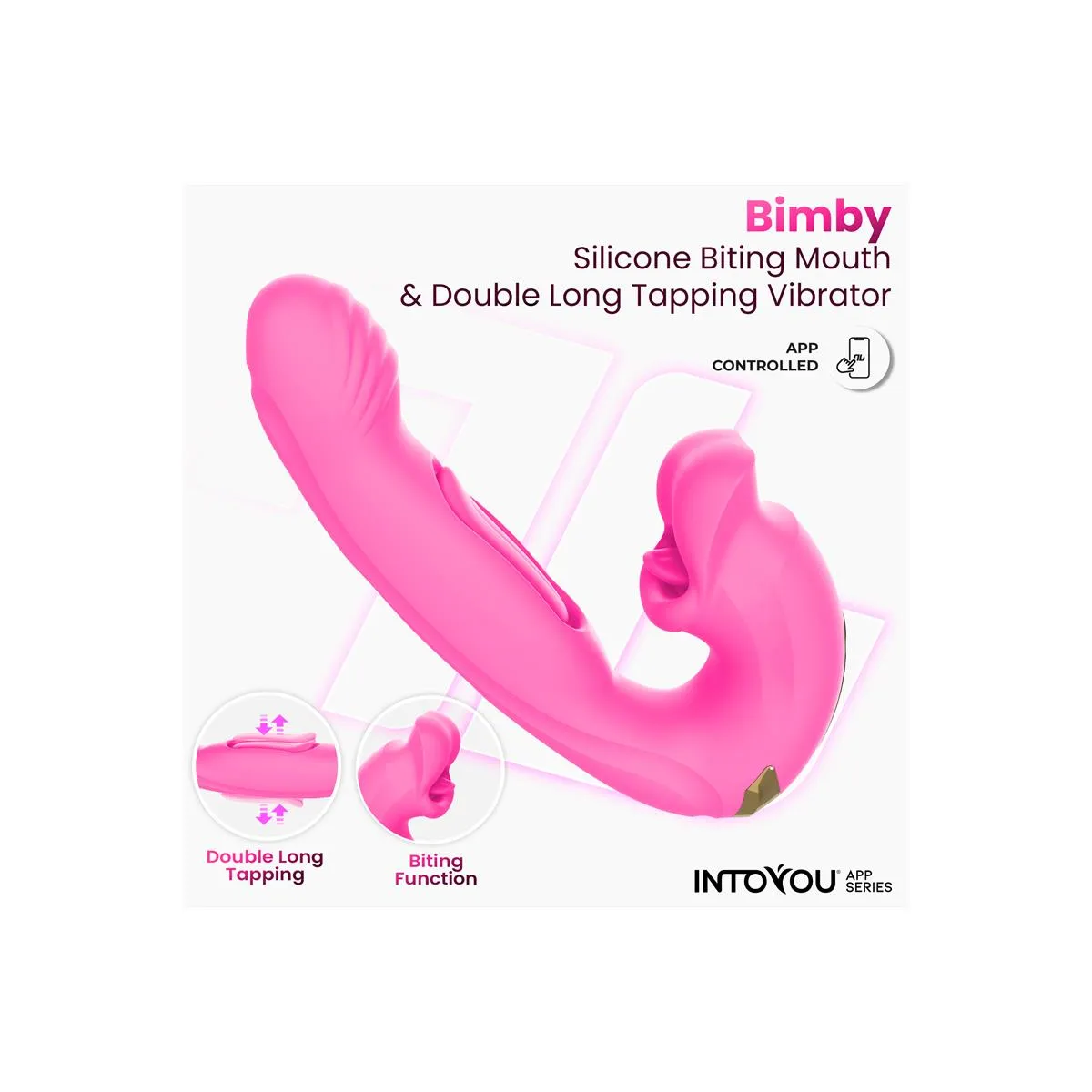 Vibratore Punto G + Tapping e Mordicchio