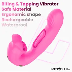 Vibratore Punto G + Tapping e Mordicchio