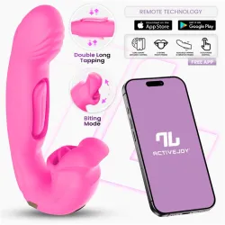 Vibratore Punto G + Tapping e Mordicchio