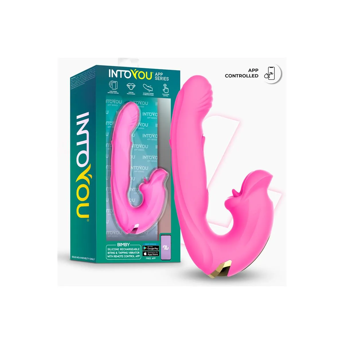 Vibratore Punto G + Tapping e Mordicchio