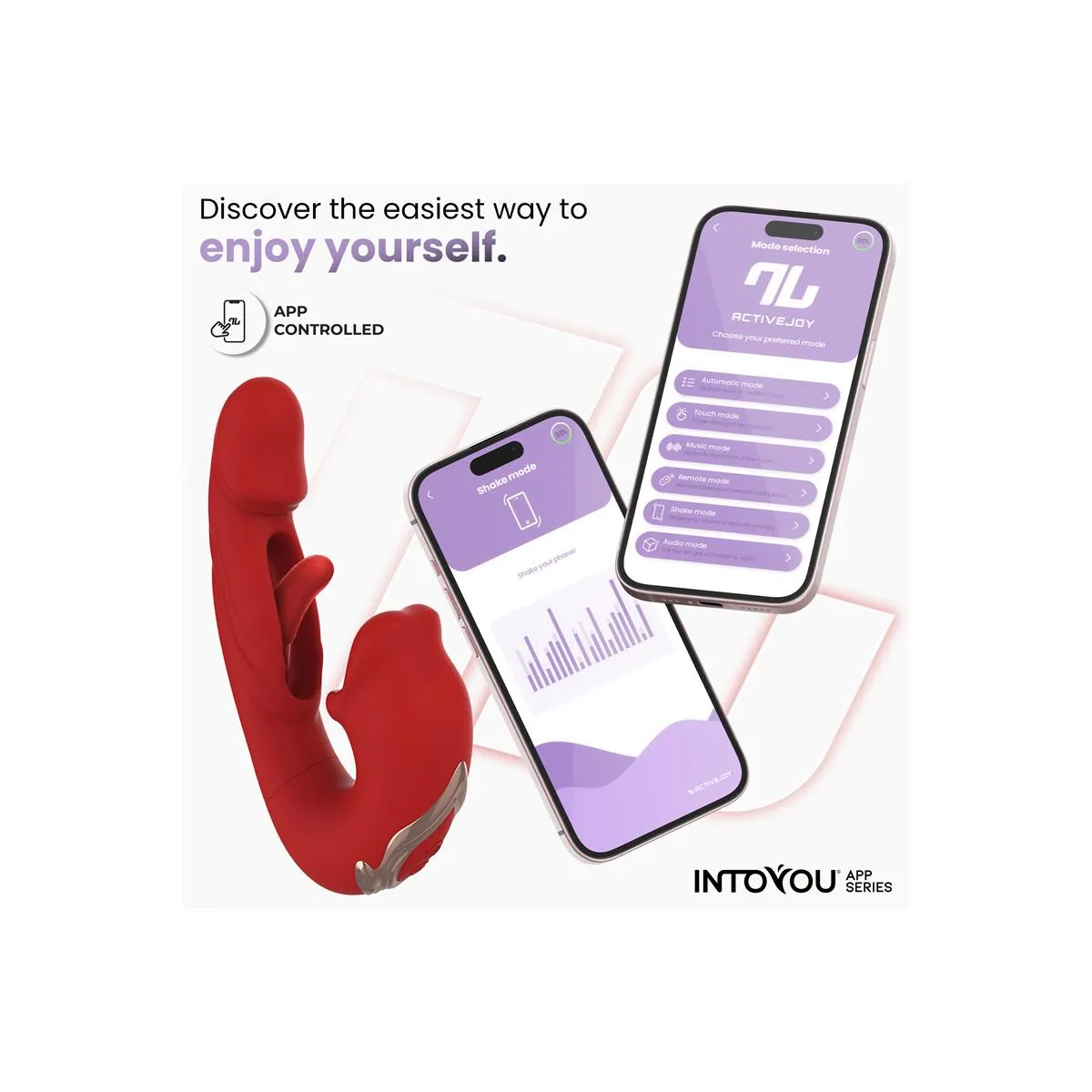 Vibratore Punto G + Flapping e Mordicchio
