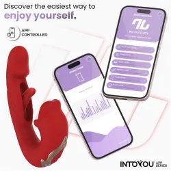 Vibratore Punto G + Flapping e Mordicchio