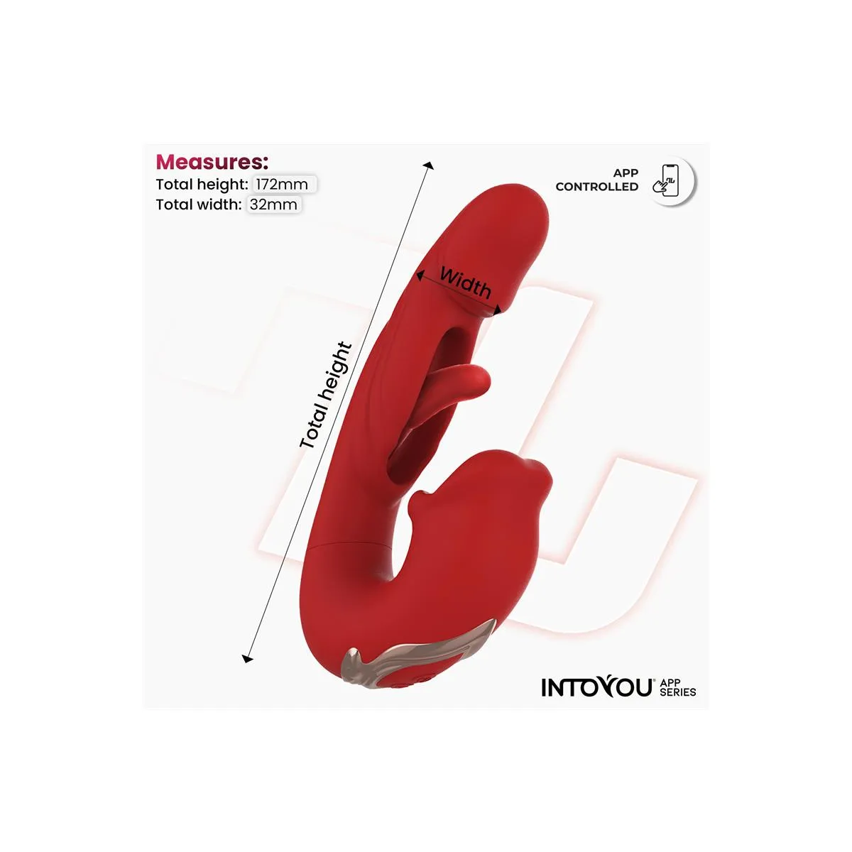 Vibratore Punto G + Flapping e Mordicchio